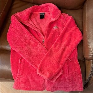 North Face Zip-Up Sweater | Pink